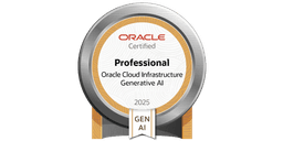 OCI 2025 Certified Generative AI Professional badge
