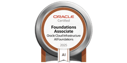 Oracle Cloud Infrastructure 2025 Certified AI Foundations Associate badge
